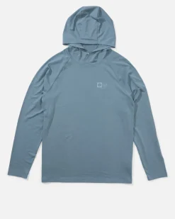 PROTECTION SOLAIRE SALTY CREW MARINER HOOD HOMME COULEUR PILOT BLUE | SALTY CREW