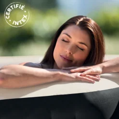 PURE SPA INTEX CARBONE 4P octogonal - Bulles. jets. écostérilisateur