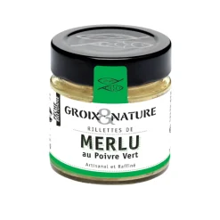 RILLETTES MERLU POIVRE VERT 100G GROIX GROIX ET NATURE