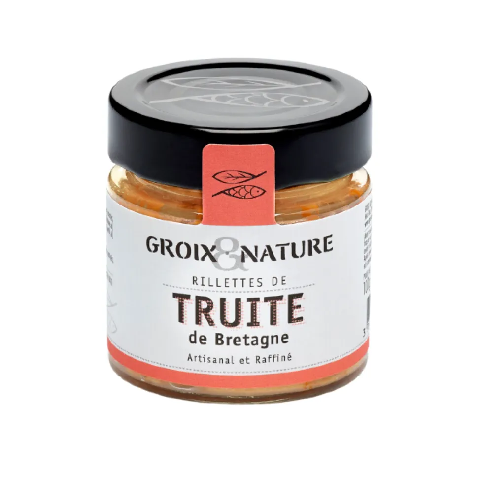 RILLETTES TRUITE BRETAGNE 100g GROIX GROIX ET NATURE