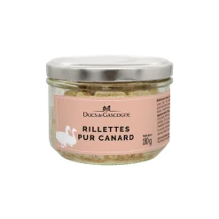RILLETTES PUR CANARD 180G DUCS DE GASCOGNE