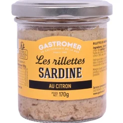 RILLETTES SARDINES CITRON 170G