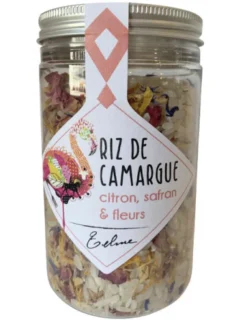 RIZ CAMARGUE AUX FLEURS. CITRON. SAFRAN 280G