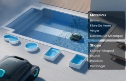 ROBOT DE PISCINE SANS FIL SCUBA S1 AIPER