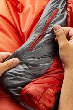 Sac de couchage synthétique Solar Eco 4 REG Firecracker Rab