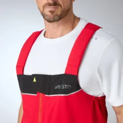 Salopette de quart hauturière homme BR3 PERTEX® OFFSHORE rouge MUSTO