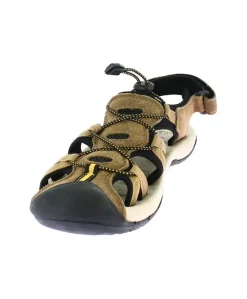 SANDALE FEMME ARPIN MARRON/NOIR | ELEMENTERRE