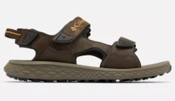 Sandales Hommes KONOS HIKER 3-STRAP H STRAP-Cordovan. Mud COLUMBIA
