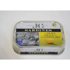 Sardines Citron à l'huile d'olive BIO JG