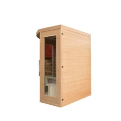 SAUNA INFRAROUGE APOLLON QUARTZ 3/4 PLACES ANGULAIRE