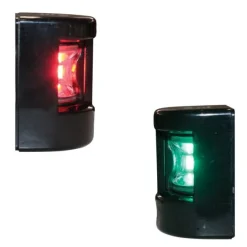 SET FEUX BABORD-TRIBORD LATÉRAL 112.5°LED - NOIR OU BLANC - LALIZAS