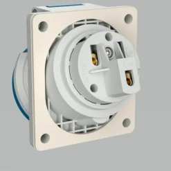 Socle femelle semi-encastré incliné 3 pôles 16A - IP44