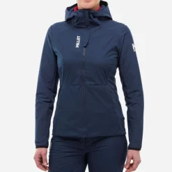 Softshell Femme SENECA HYBRID HOODIE W SAPHIR MILLET