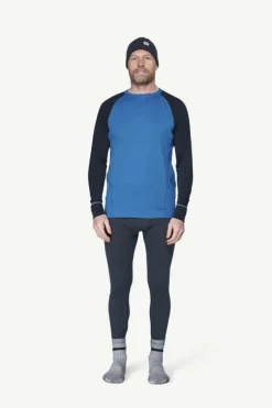 Sous-vêtement Merinos Homme DUO ACTIVE MERINO 205 SHIRT MAN BLUE/INK DEVOLD
