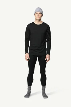 Sous-vêtement Merinos Homme BREEZE PLUS MERINO 200 SHIRT MAN BLACK DEVOLD