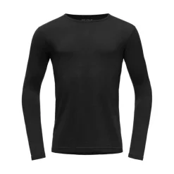 Sous-vêtement Merinos Homme BREEZE PLUS MERINO 200 SHIRT MAN BLACK DEVOLD