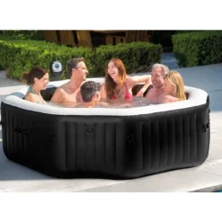 SPA GONFLABLE PURESPA CARBONE BULLE JET 6 PLCS OCTO