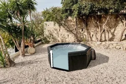 Spa portable à structure semi rigide netspa octopus 4/6 places + mobilier
