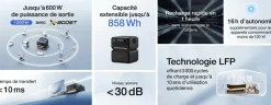 Station d'energie portable River 3 Plus / Max / Max Plus - ECOFLOW