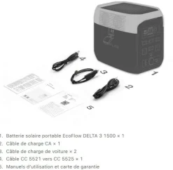 Station d'énergie portable Delta 3 1500 - ECOFLOW