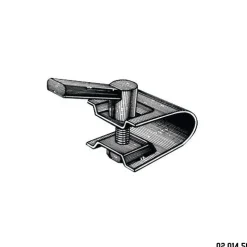 Support pour roue jockey réglable Ø tube 48mm