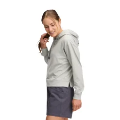 Sweat Femme W CIRCUIT MIDLAYER HOODY Agave BLACK DIAMOND