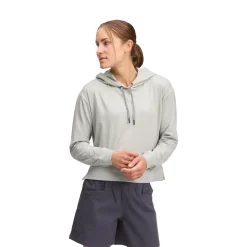 Sweat Femme W CIRCUIT MIDLAYER HOODY Agave BLACK DIAMOND