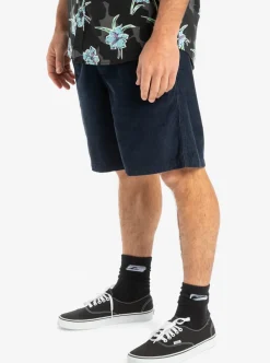 TAXER 18" - WALKSHORT EN VELOURS CÔTELÉ POUR HOMME - QUIKSILVER