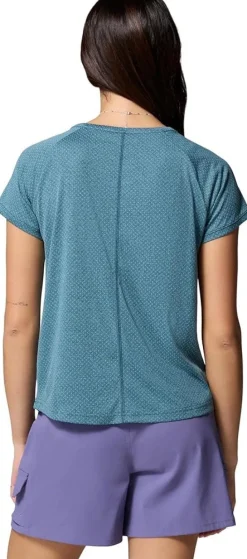 Tee shirt de randonnée Femme BOGATA BAY SS TEE EVERBLUE COLUMBIA