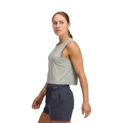 Tee shirt d'escalade Femme W CIRCUIT TANK Agave BLACK DIAMOND
