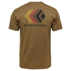 Tee shirt d'escalade Homme M FADED SS TEE Dark Curry BLACK DIAMOND