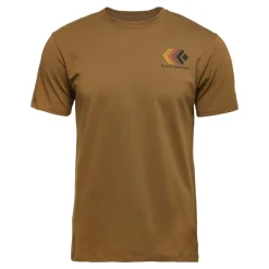 Tee shirt d'escalade Homme M FADED SS TEE Dark Curry BLACK DIAMOND