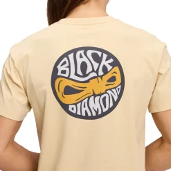 Tee shirt Femme W ROPE BADGE SS TEE White Oak BLACK DIAMOND