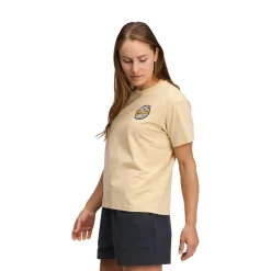 Tee shirt Femme W ROPE BADGE SS TEE White Oak BLACK DIAMOND