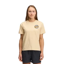 Tee shirt Femme W ROPE BADGE SS TEE White Oak BLACK DIAMOND