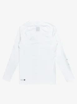 Tee-shirt LYCRA anti-UV UPF 50+ manches longues garçon 8 à 16 ans EVERYDAY blanc QUIKSILVER