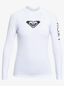 Tee-shirt LYCRA anti-UV UPF 50+ manches longues femme WHOLE HEARTED blanc ROXY
