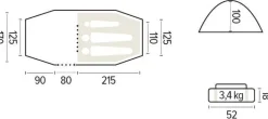 TENTE NEWBERRY 4000 - JAMET