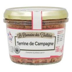 TERRINE CAMPAGNE 180G TUILIERES