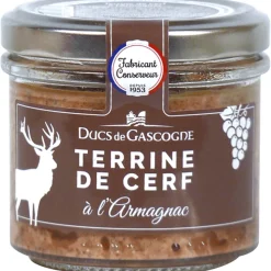 TERRINE CERF A L ARMAGNAC 90G DUCS DE GASCOGNE