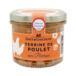 TERRINE POULET POIVRONS 90G DUCS DE GASCOGNE
