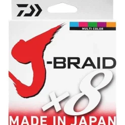 TRESSE DAIWA J-BRAID X8 300M MULTICOLORE