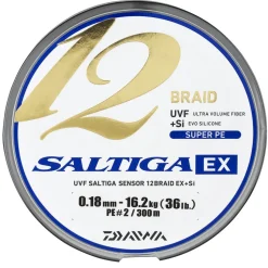 TRESSE DAIWA SALTIGA X12 BRAID EX MULTICOLORE 600M