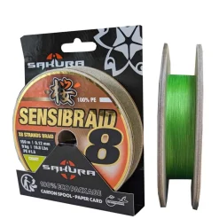 TRESSE SENSIBRAID X8 CHARTREUSE 150M | SAKURA