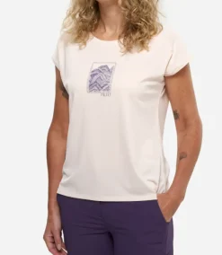 T-Shirt de randonnée Femme SENECA TS SS W - VANILLA CREAM - MILLET
