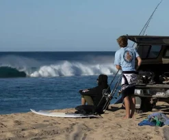 T-SHIRT DEEP REACH BLUE SALTY CREW
