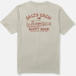 T-SHIRT MANCHES COURTES SALTY CREW BOTTLE ROCKET HOMME COULEUR MOONBEAM | SALTY CREW