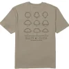 T-SHIRT MANCHES COURTES SALTY CREW JAWBONE CLASSIC HOMME COULEUR MOONBEAM | SALTY CREW