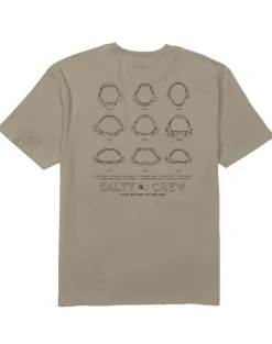 T-SHIRT MANCHES COURTES SALTY CREW JAWBONE CLASSIC HOMME COULEUR MOONBEAM | SALTY CREW