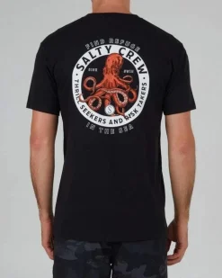 T-SHIRT MANCHES COURTES SALTY CREW DEEP REACH HOMME COULEUR BLACK | SALTY CREW